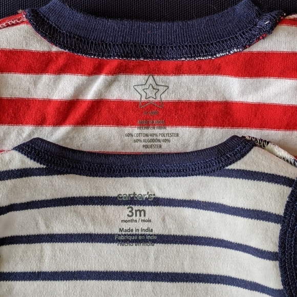 3 for $18 0-3mo/3mo 4th of July Bundle - Picture 7 of 8